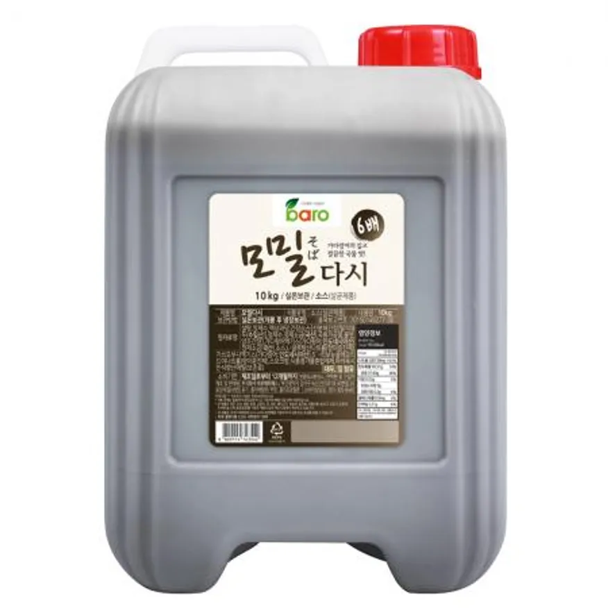 바로 모밀다시 10kg 1BOX(2EA) 메밀소바 모밀국수 육수 냉모밀 대용량 업소용 이미지