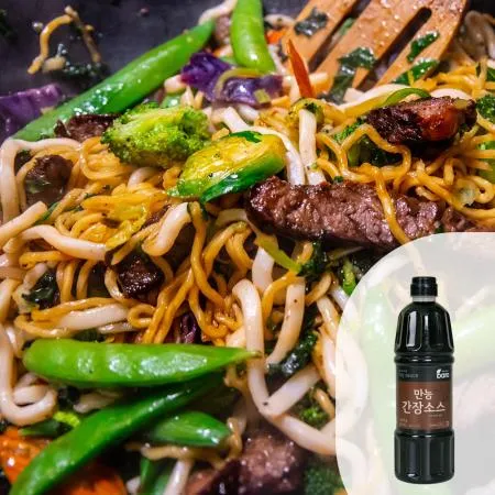 바로 만능간장소스1.05kg 1BOX(14EA) 만능고기소스 맛간장 잡채간장 장아찌간장 조림간장 볶음간장 타래소스 꼬지양념소스 대용량 업소용 이미지