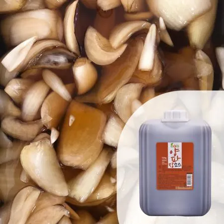 바로 양파장소스10kg 1BOX(2EA) 육장 양파간장절임 고기양파 대용량 업소용