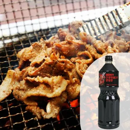 바로 연탄불맛 간장맛불고기양념장 1.9kg 1BOX(8EA) 연탄불고기 불향 간장불고기소스  이미지
