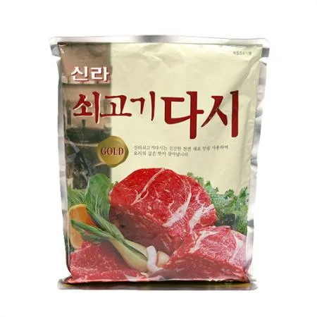 신라 쇠고기다시1kg 1BOX(10EA) 소고기다시다 쇠고기조미료 바로에프에스 이미지