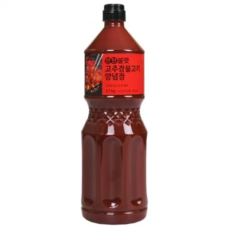 바로 연탄불맛고추장불고기양념장2.1kg 1BOX(8EA) 고추장불고기 연탄불고기소스 