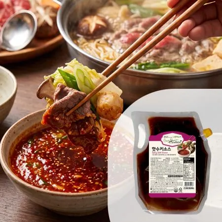 바로 핫수키소스2kg 1BOX(8EA) 쌀국수육수 월남쌈소스 샤브샤브 대용량 업소용 이미지