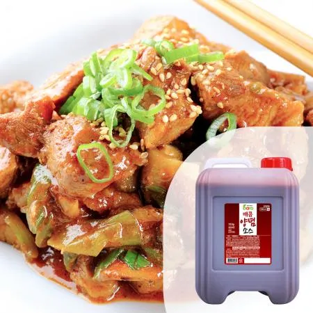 바로 매콤양념소스10kg 1BOX(2EA) 매운소스 두루치기 쭈꾸미 닭갈비 양념장 대용량 업소용
