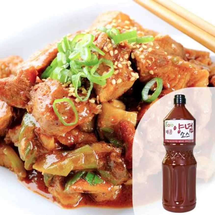 바로 매콤양념소스2.1kg 1BOX(8EA) 매운소스 두루치기 쭈꾸미 닭갈비 양념장 대용량 업소용 이미지