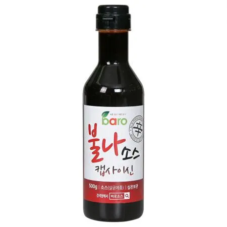 바로 불나소스500g 1BOX(24EA) 캡사이신소스 매운양념장 대용량 업소용