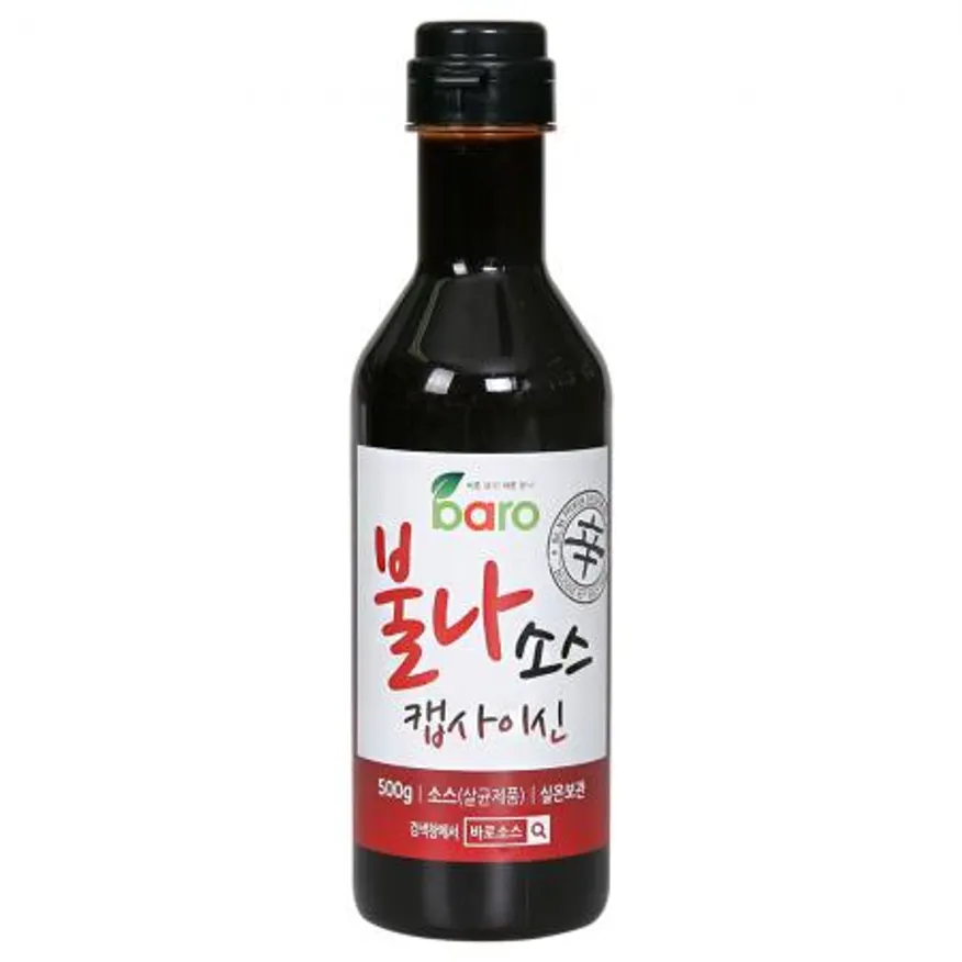 바로 불나소스500g 1BOX(24EA) 캡사이신소스 매운양념장 대용량 업소용 이미지
