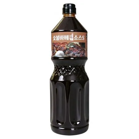 바로 숯불바베큐소스S2.15kg 1BOX(8EA) 숯불향 BBQ 스테이크 불맛 매운소스불맛 숯불바베큐 바베큐소스