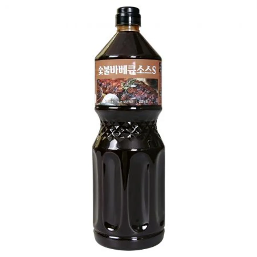 바로 숯불바베큐소스S2.15kg 1BOX(8EA) 숯불향 BBQ 스테이크 불맛 매운소스불맛 숯불바베큐 바베큐소스 이미지