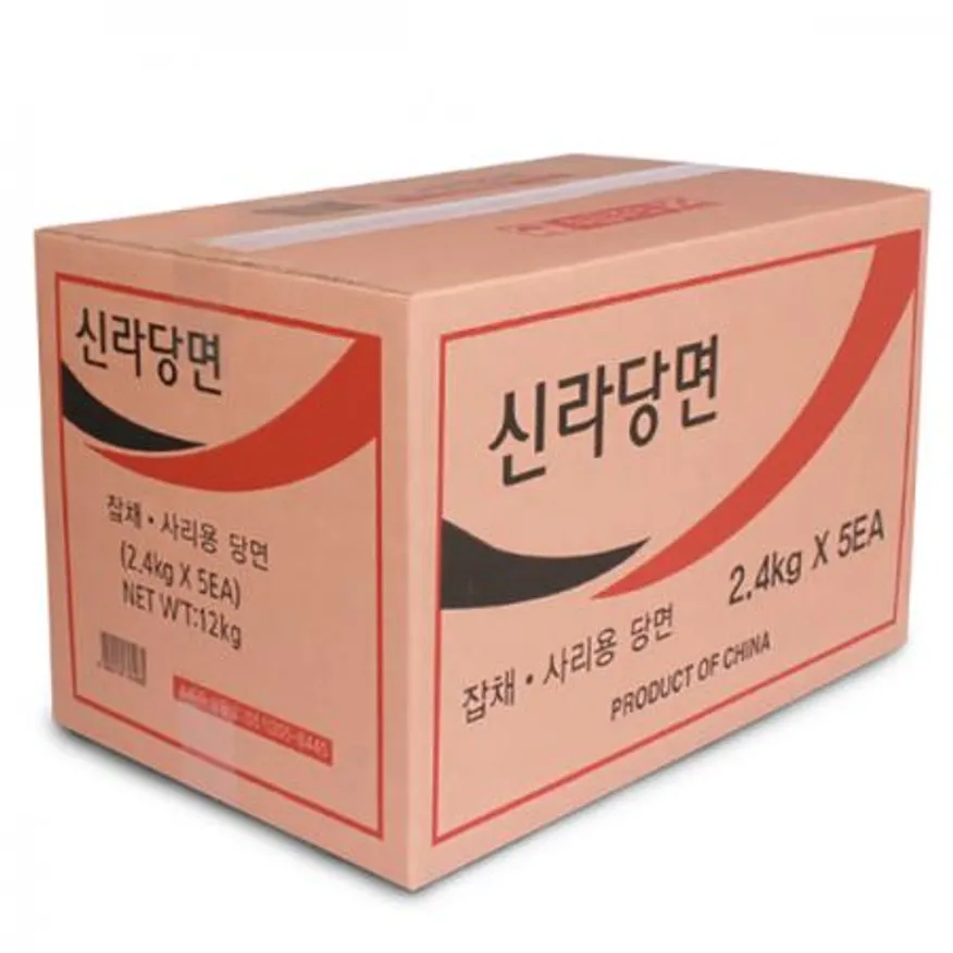 신라 당면2.4kg 1BOX(5EA) 잡채당면 당면사리 이미지