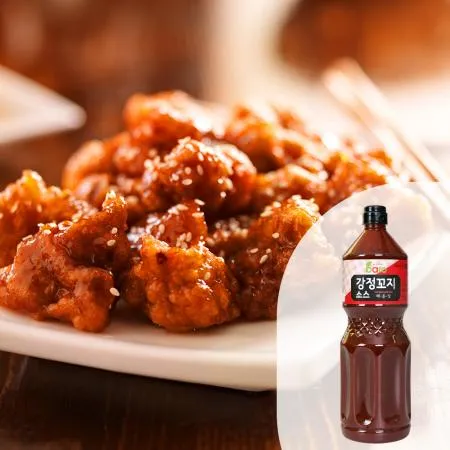 바로 강정꼬지소스(매운맛)2.15kg 1BOX(8EA) 닭강정 떡강정 만두 꼬지 매콤소스 매운양념장 대용량 업소용 이미지