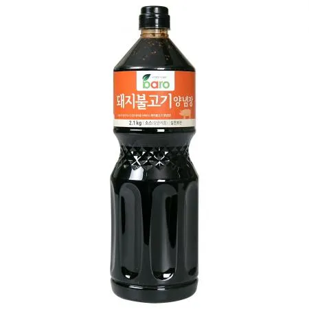 바로 돼지불고기양념장2.1kg 1BOX(8EA) 불고기양념장 돼지불고기양념 불고기소스 고기양념 불고기간장 대용량 업소용