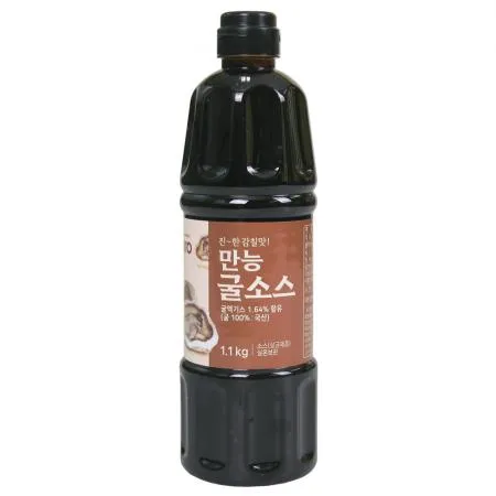 바로 만능굴소스1.1kg 1BOX(14EA) 만능굴소스 굴소스 볶음요리 굴소스볶음 가지요리 청경채볶음 전복소스 대용량 업소용
