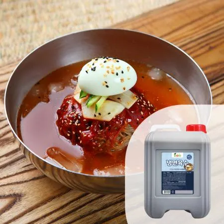 바로 냉면육수10kg 냉면국물 육수 소고기육수 냉면소스 국물육수 대용량 업소용 이미지