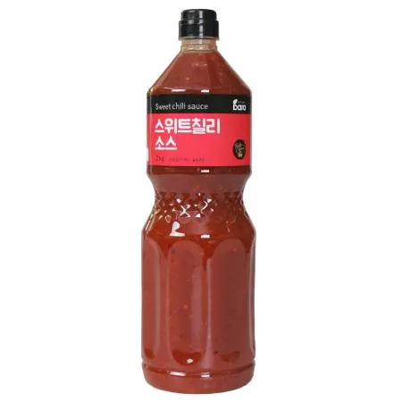바로 스위트칠리소스2kg 1BOX(8EA) 월남쌈소스 햄버거소스 토스트소스 샌드위치소스 튀김소스 업소용 대용량
