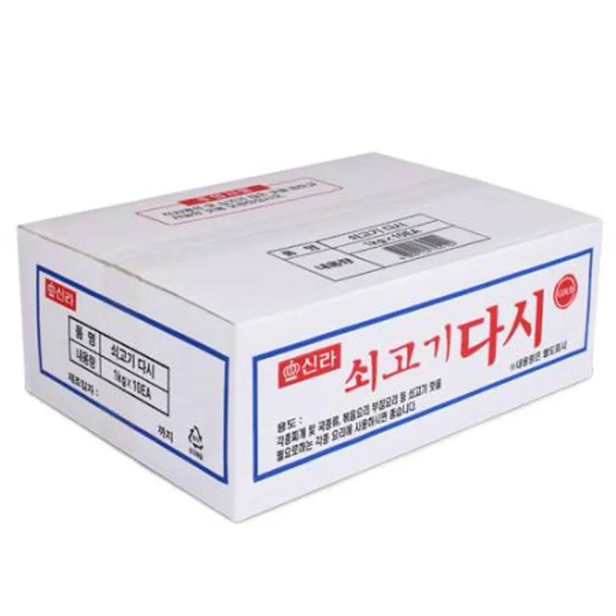 신라 쇠고기다시1kg 1BOX(10EA) 소고기다시다 쇠고기조미료 바로에프에스 이미지