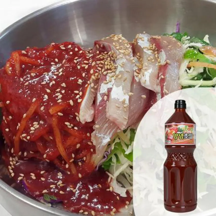 바로 양념초장2.3kg 1BOX(8EA) 초고추장 회초장 골뱅이 냉면 비빔국수 양념장 대용량 업소용 이미지