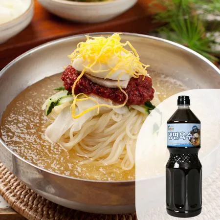 바로 냉면육수2.3kg 1BOX(8EA) 냉면국물 육수 소고기육수 냉면소스 국물육수 대용량 업소용 이미지