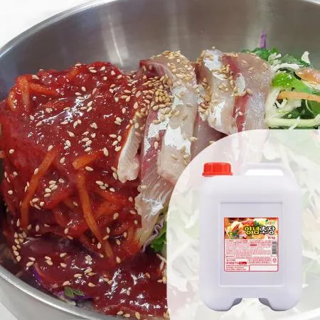 바로 양념초장14kg 초고추장 회초장 골뱅이 냉면 비빔국수 양념장 대용량 업소용 이미지