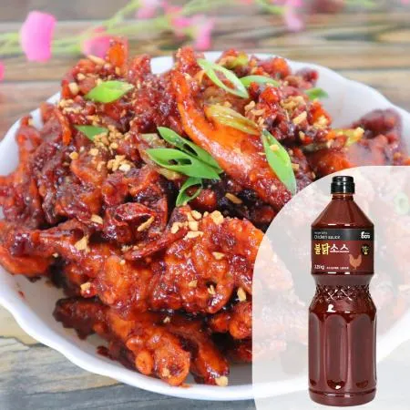 바로 불닭소스2.25kg 1BOX(8EA) 닭발소스 매운불소스 불향소스 닭발소스 매운닭발 대용량 업소용 이미지