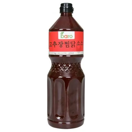 바로 고추장찜닭소스2kg 1BOX(8EA) 고추장닭볶음탕 찜닭양념장 대용량 업소용