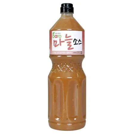 바로 마늘소스2.15kg 1BOX(8EA) 훈제오리고기 보쌈 마늘보쌈소스 딥소스 대용량 업소용