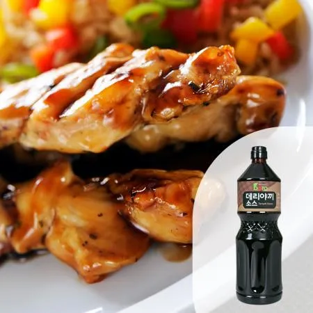 바로 데리야끼소스2.05kg 1BOX(8EA) 데리야키 닭꼬치 치킨데리야끼 장어덮밥 대용량 업소용 이미지