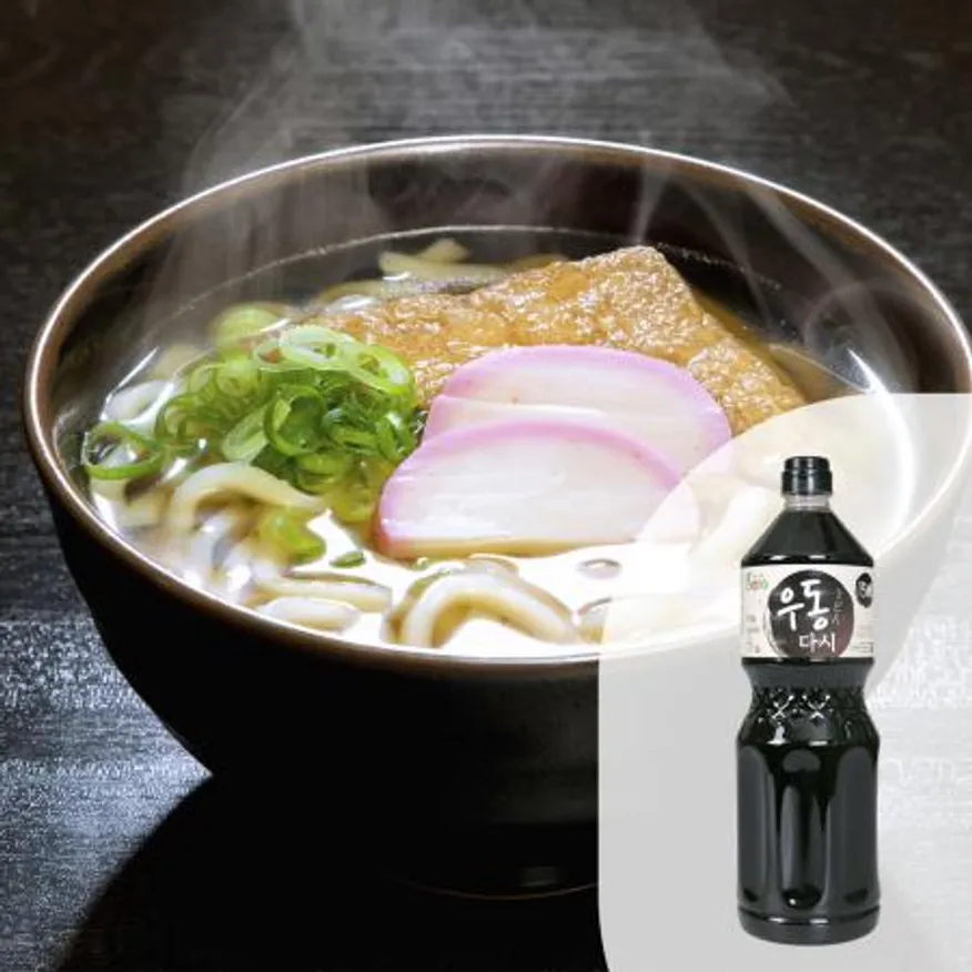 바로 우동다시2kg 1BOX(8EA) 육수 우동국물 우동소스 대용량 업소용 이미지