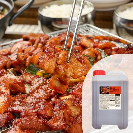 바로 연탄불맛 고추장불고기양념장10kg 연탄향 불향소스 고추장불고기양념장 대용량 업소용 이미지