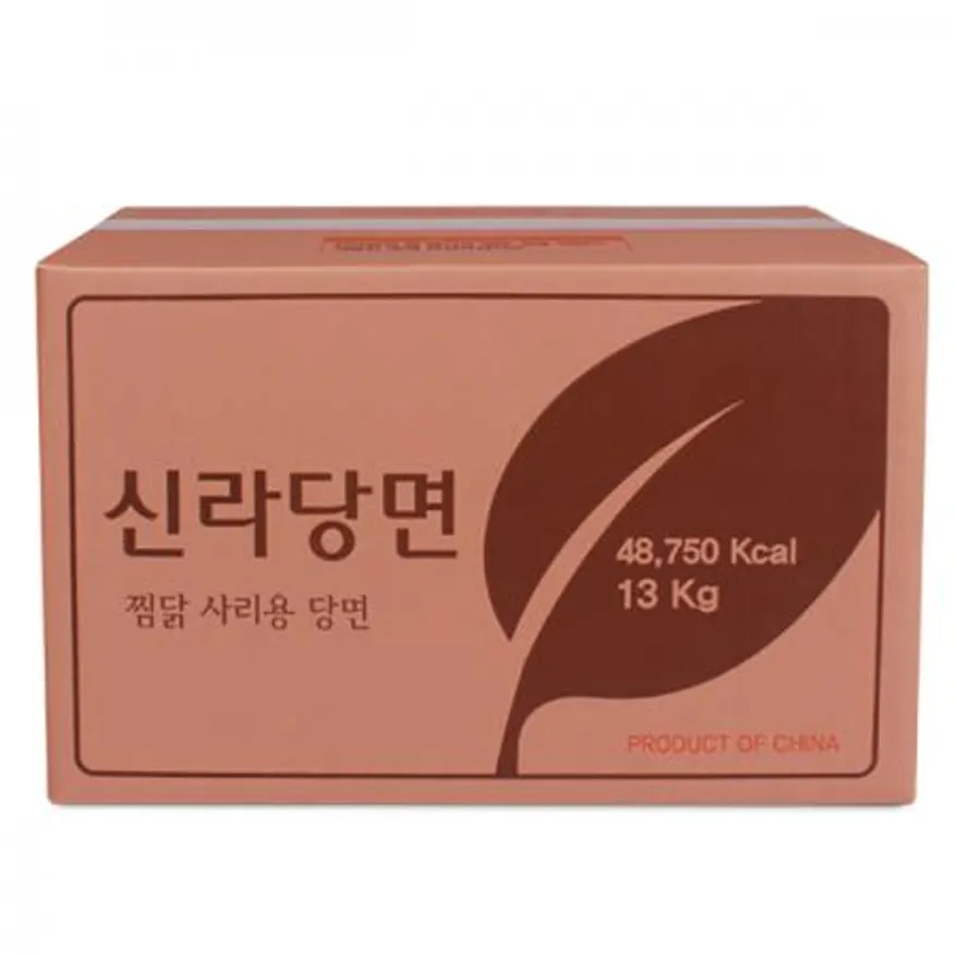 신라 납작당면13kg 찜닭용당면 찜닭사리 벌크당면 대용량 업소용 이미지