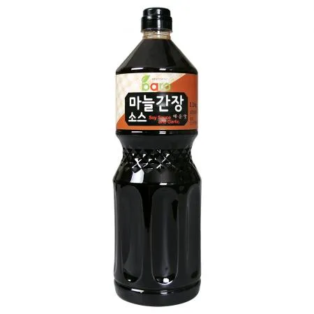 바로 마늘간장소스(매운맛)2.2kg 1BOX(8EA) 마늘간장치킨 치킨스테이크 갈릭간장 대용량 업소용