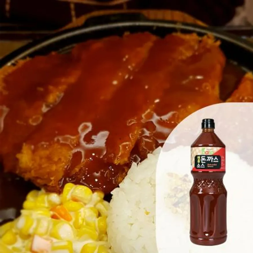 바로 매콤돈까스소스2kg 1BOX(8EA) 매운돈까스소스 돈가스 매운맛 대용량 업소용 이미지