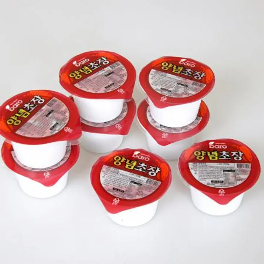 바로 양념초장120g 1BOX(60EA) 초고추장 회초장 골뱅이 여행용 컵실러 이미지