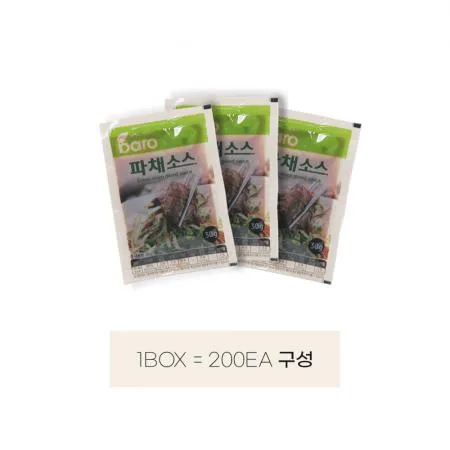 바로 파채소스 30g 1BOX(200EA) 파무침 파절이 고기집소스 파채양념 캠핑용 여행용