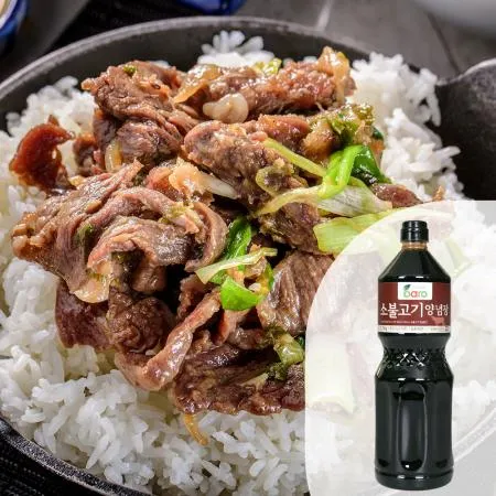 바로 소불고기양념장2.1kg 1BOX(8EA) 불고기양념장 소불고기양념 고기양념장 불고기소스 소불고기덮밥 불고기간장 대용량 업소용 이미지