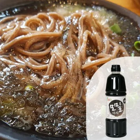 바로 모밀다시1.1kg 1BOX(14EA) 메밀소바 모밀국수 육수 냉모밀 대용량 업소용 이미지