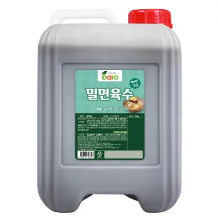 바로 밀면육수10kg 1BOX(2EA) 밀면국물 육수 소고기육수 냉면소스 국물육수 대용량 업소용 이미지