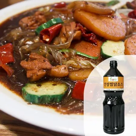 바로 간장찜닭소스2.15kg 1BOX(8EA) 간장닭볶음탕 찜닭양념장 대용량 업소용 이미지