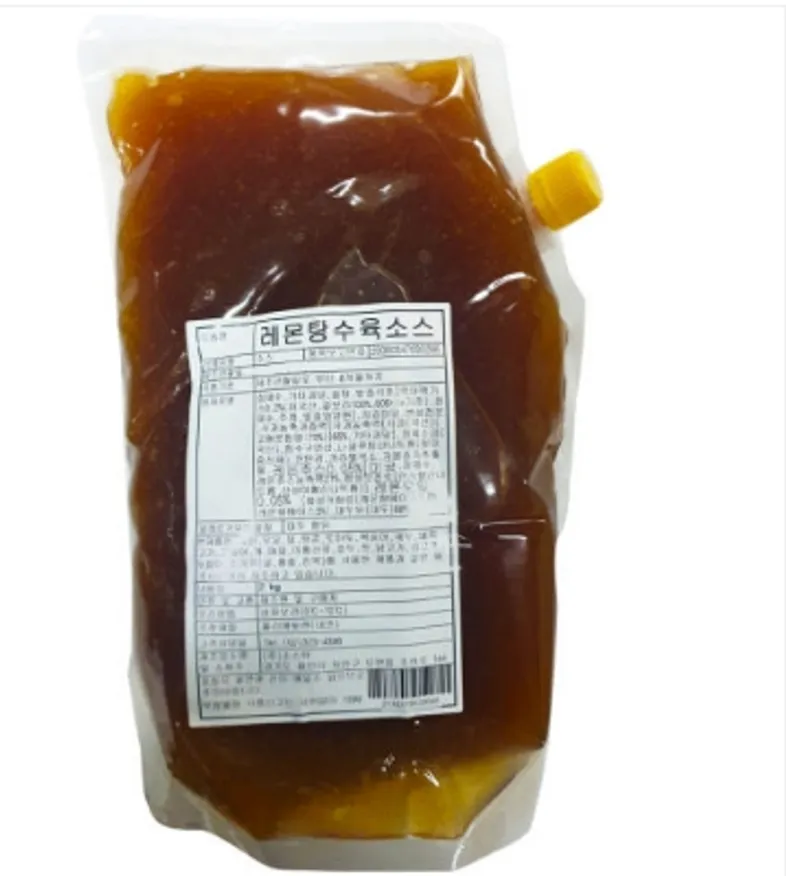 레몬탕수육소스 2kg 캐드 소스텍 이미지