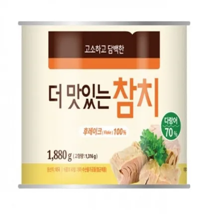 대상 베스트코 더맛있는 참치 1.88kg 캔