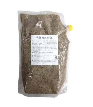 흑참깨소스 2kg 캐드 소스텍