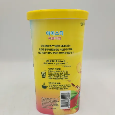 아이스티믹스복숭아맛(립톤)907g 이미지