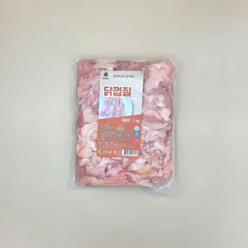 (냉동)닭껍질(닭스킨)(국내산)1kg