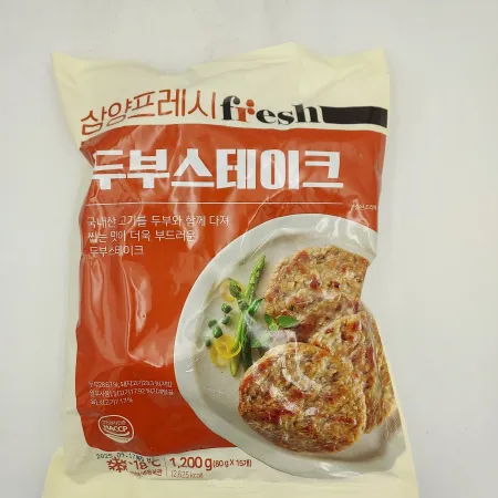 (냉동)두부스테이크(80g*15)(삼양)1.2kg