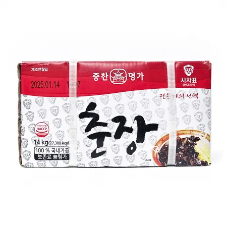 춘장(중찬명가)(100%국내가공)14kg