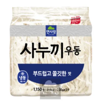 ★무료배송★(냉동)사누끼우동면(면사랑)(230g*5)(1.15kg)