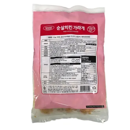 (냉동)순살치킨가라게(가라아게)(사세)1kg 이미지