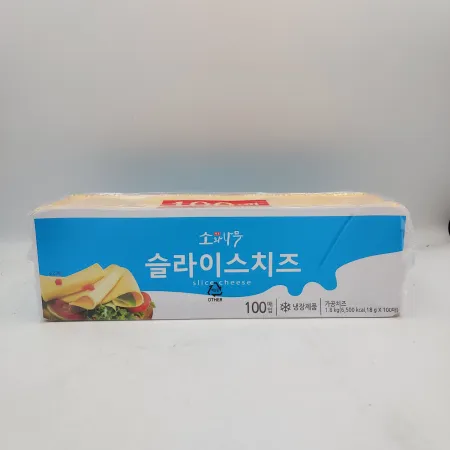 슬라이스치즈-100매(동원:소와나무)1.8kg