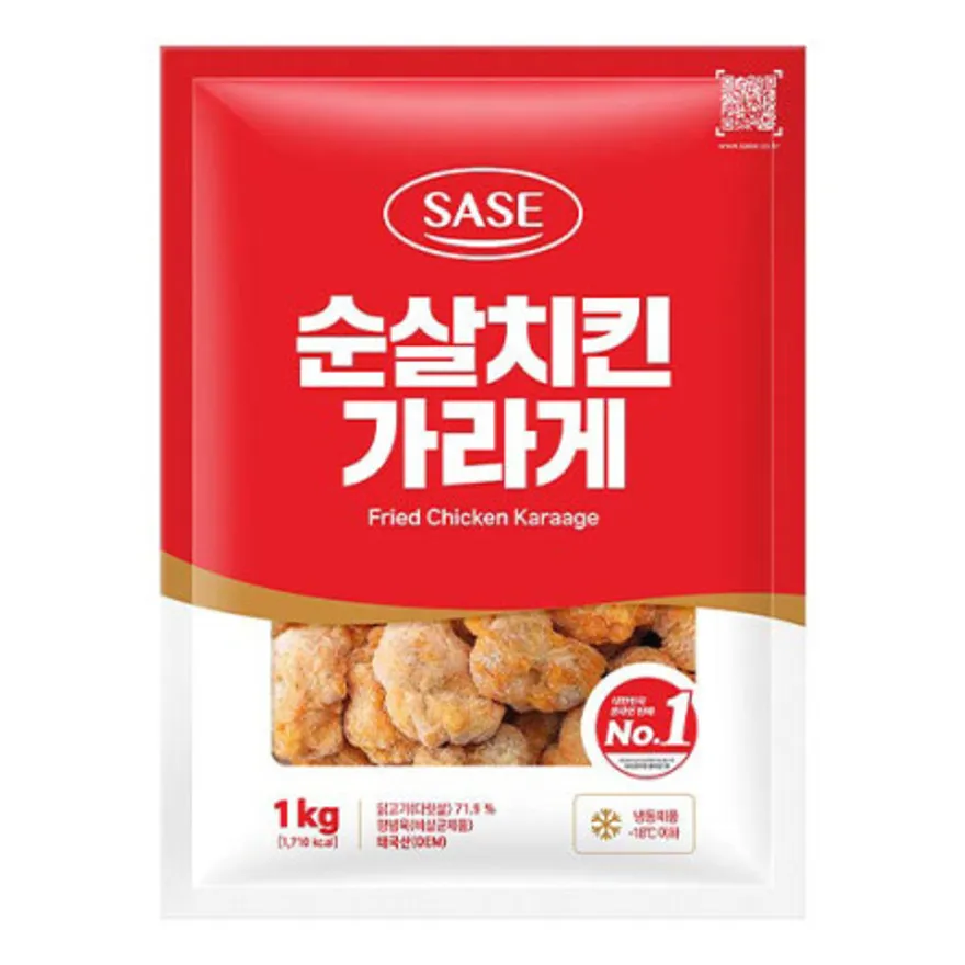 (냉동)순살치킨가라게(가라아게)(사세)1kg 이미지