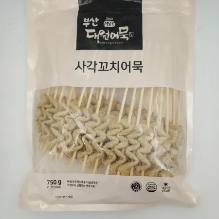 (냉동)사각꼬치어묵(모노)750g